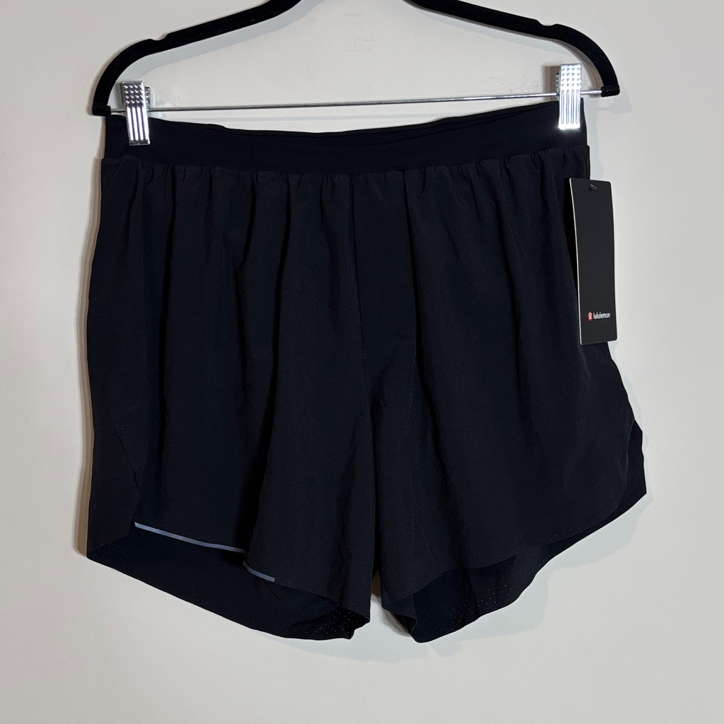 Lululemon Athletica Black Athletic Running Shorts